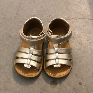 Pom d’Api size 21 gold sandals